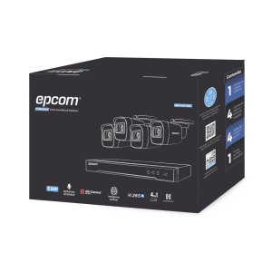 Kit TURBOHD 5 MP / 4 Cámaras de 5 MP con Micrófono Integrado