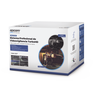 Kit TurboHD 1080ps / 4 Cámaras Bala ColorVu con Microfono