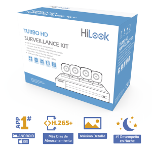 KIT TurboHD 1080p / DVR 4 canales / 4 Cámaras Bala de Metal